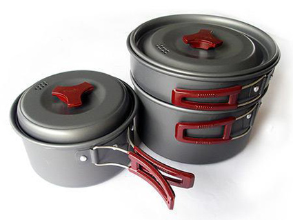 ست ظروف نظامی ظرف چندپارچه مسافرتی