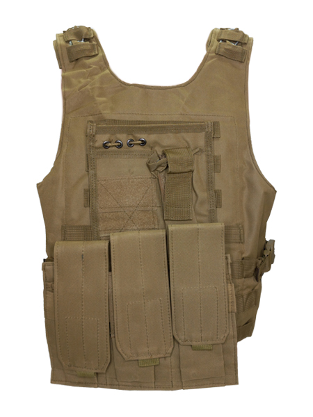 جلیقه تجهیزات تاکتیکال آمریکایی خاکی جلیقه تجهیزات تاکتیکال آمریکایی خاکی