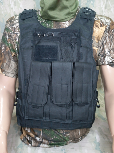 جلیقه تجهیزات تاکتیکال آمریکایی مشکی جلیقه تجهیزات تاکتیکال آمریکایی مشکی