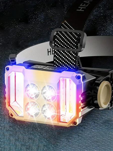 هدلایت پرنور ضدآب 5 حالته