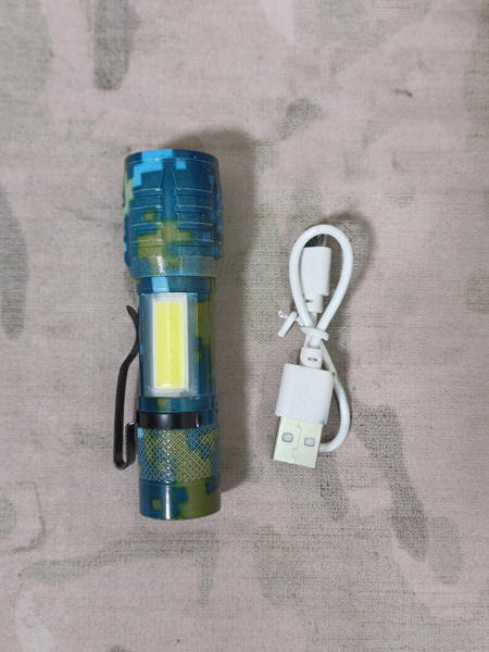 چراغ قوه جیبی شارژی 3 حالته کامو چراغ قوه جیبی شارژی 3 حالته کامو