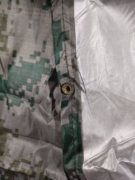 پانچو بارانی مدل استتار سفید سبز پانچو بارانی مدل استتار سفید سبز