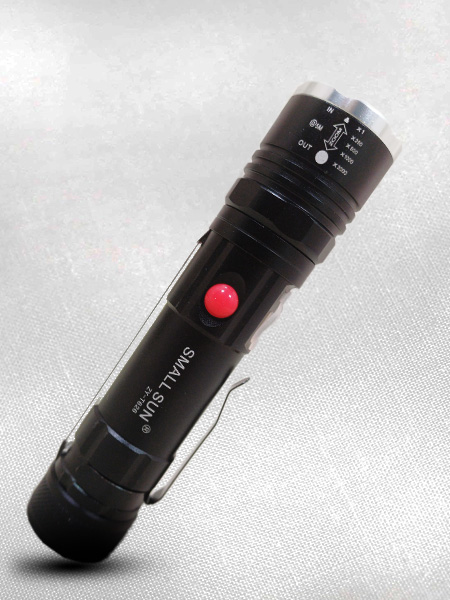 چراغ قوه اورجینال شارژی زومی 4 حالته