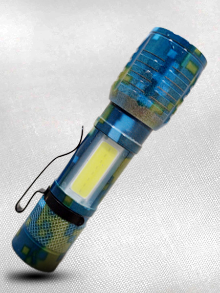 چراغ قوه جیبی شارژی 3 حالته چریکی