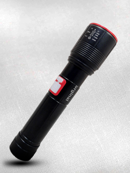 چراغ قوه ضد ضربه شارژی زومی 3 حالته