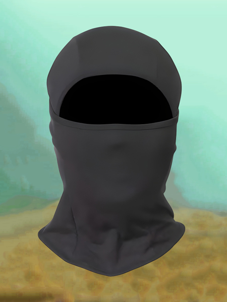 ماسک نظامی استتار مشکی تک تیرانداز