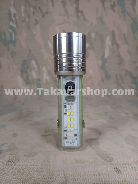 چراغ قوه شارژی 8 حالته زوم بالا آهن ربایی چراغ قوه شارژی 8 حالته زوم بالا آهن ربایی