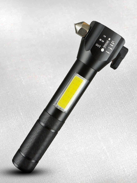 چراغ قوه شارژی زومی چند کاره آهن ربایی