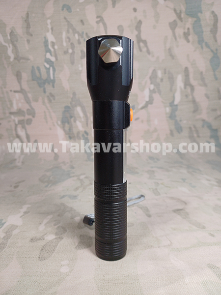 چراغ قوه شارژی زومی چند کاره آهن ربایی چراغ قوه شارژی زومی چند کاره آهن ربایی