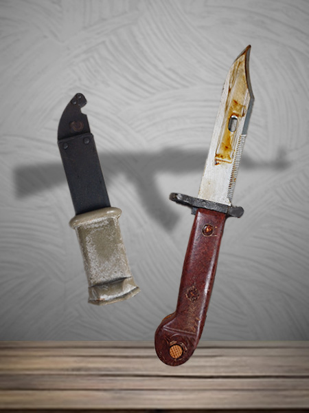 سر نیزه اسلحه کلاشینکف AK-47 ارتش روسیه