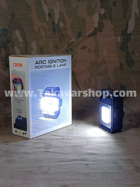 چراغ اضطراری فندک پلاسمایی مدل D68 چراغ اضطراری فندک پلاسمایی مدل D68