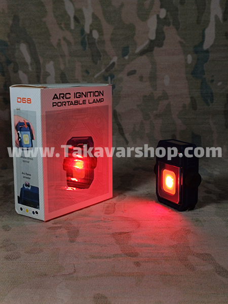 چراغ اضطراری فندک پلاسمایی مدل D68 چراغ اضطراری فندک پلاسمایی مدل D68