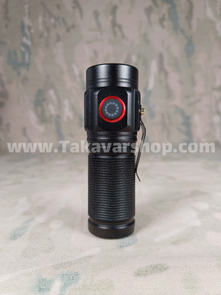 چراغ قوه پلیسی جیبی مدل ML-5182 سه لامپه چراغ قوه پلیسی جیبی مدل ML-5182 سه لامپه