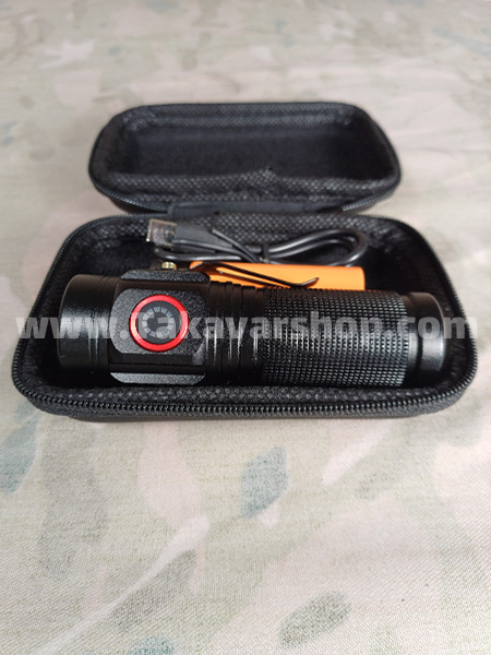 چراغ قوه پلیسی جیبی مدل ML-5182 سه لامپه چراغ قوه پلیسی جیبی مدل ML-5182 سه لامپه