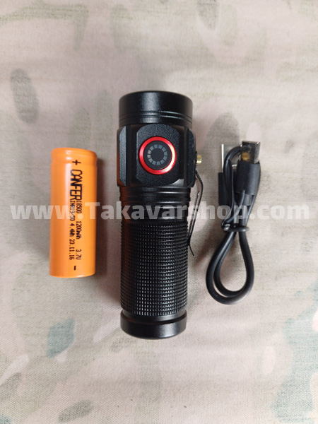 چراغ قوه پلیسی جیبی مدل ML-5182 سه لامپه چراغ قوه پلیسی جیبی مدل ML-5182 سه لامپه