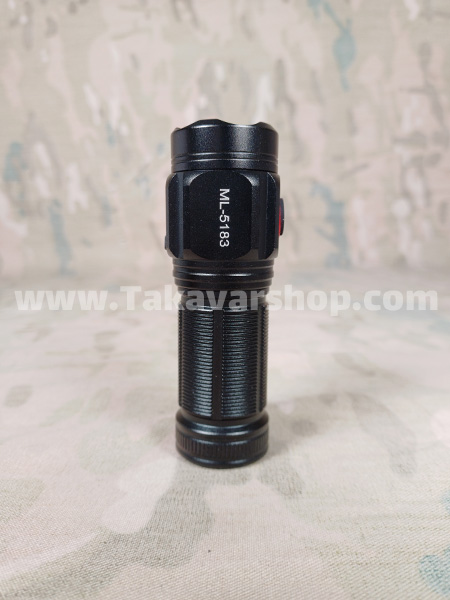 چراغ قوه پلیسی جیبی مدل ML-5183 چهار لامپه چراغ قوه پلیسی جیبی مدل ML-5183 چهار لامپه