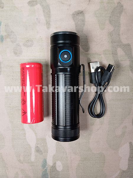 چراغ قوه پلیسی جیبی مدل ML-5184 پنج لامپه چراغ قوه پلیسی جیبی مدل ML-5184 پنج لامپه