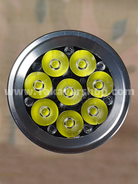 چراغ قوه پلیسی جیبی مدل ML-5185 هشت لامپه چراغ قوه پلیسی جیبی مدل ML-5185 هشت لامپه