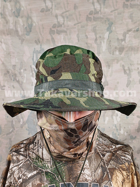 کلاه ماهیگیری استتار سبز کلاه ماهیگیری استتار سبز