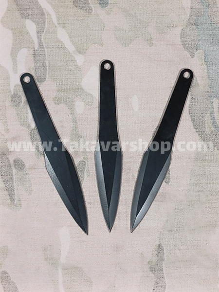 چاقو پرتابی فلزی مشکی چاقو پرتابی فلزی مشکی